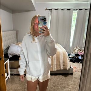 SHEIN Cozy White Sweatshirt with Graphic Design